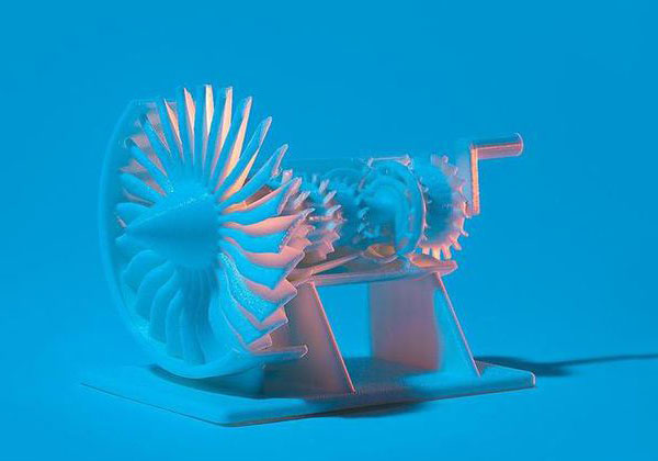 3D打印電氣發布噴氣式引擎模型