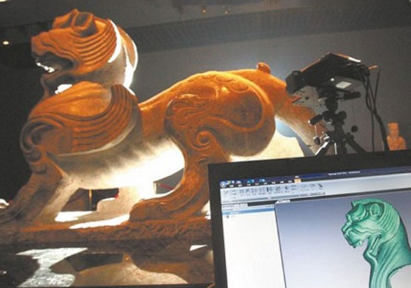 使用3D打印對文物細節進行保存